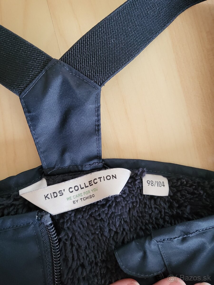 Zateplene outdoor nohavice do dazda 98/104 - 2