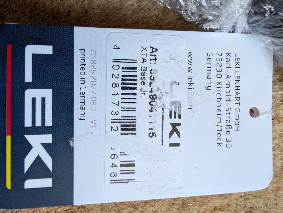 Leki XTA Base Jr. black-white 100 cm ,105 CM a 115 cm - 2