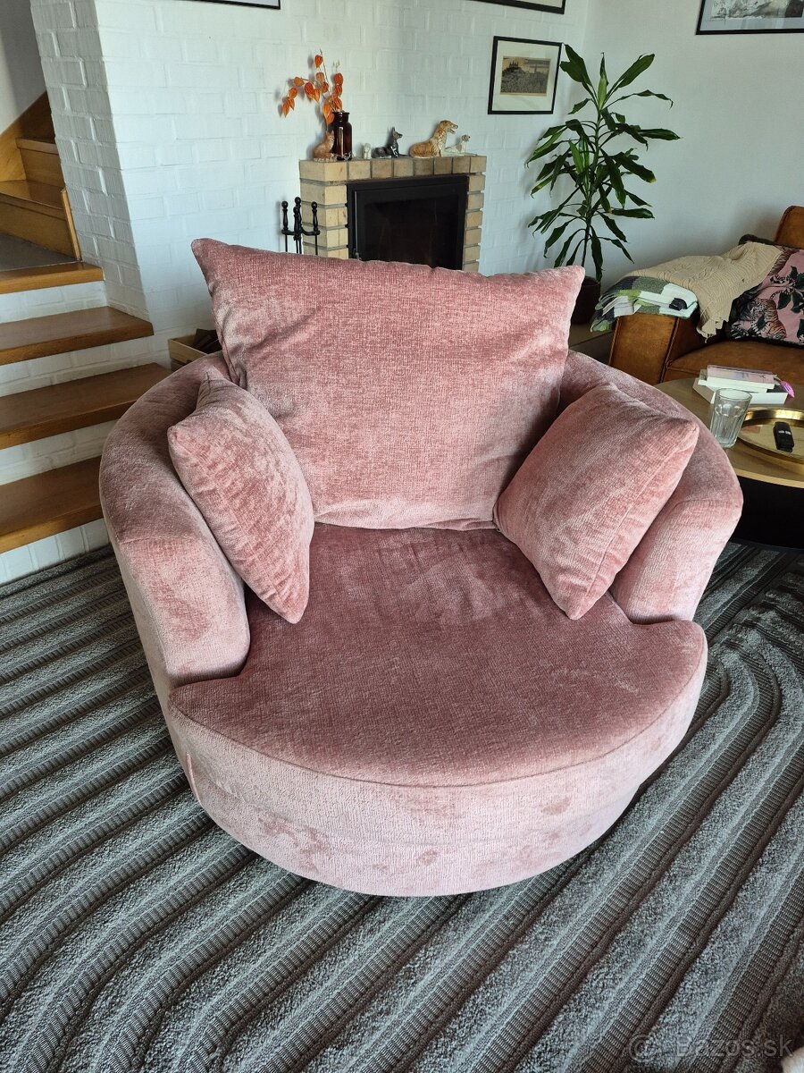 Okrúhle otočné kreslo - 2