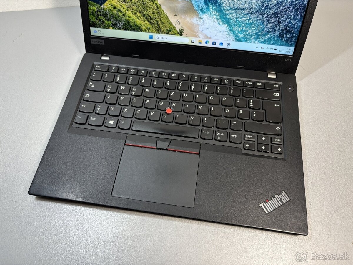 #116 Lenovo ThinkPad L480/i7 8550U/32GB DDR4/256GB - 2