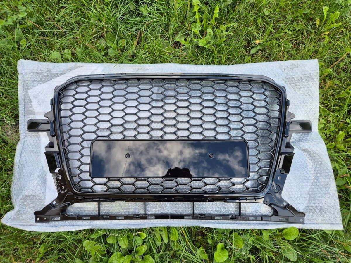 AUDI Q5 8R FACELIFT predná maska / HONEYCOMB / ČIERNA - 2