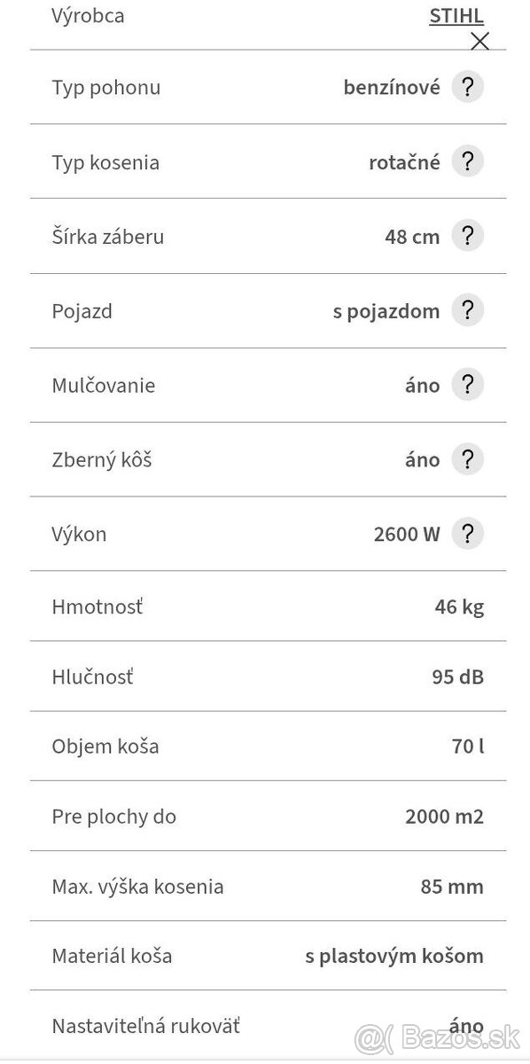 Kosačka s pohonom Stihl RM 650 T - 2