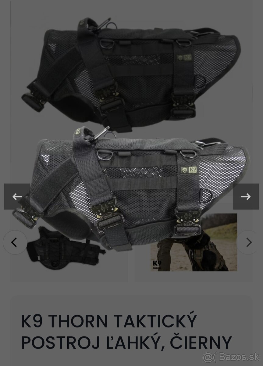 Postroj pre psa k9 thorn - 2