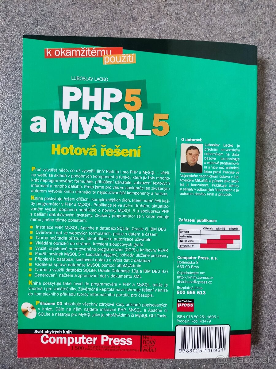 Kniha PHP 5 a MySQL 5 + CD - 2