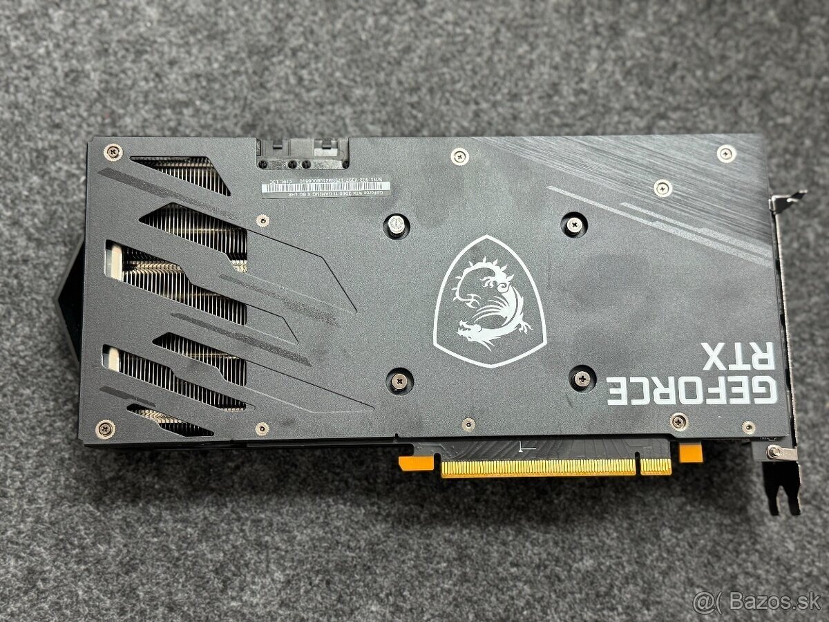 Predám kartu MSI GeForce RTX 3060 Ti GAMING X 8GB - 2