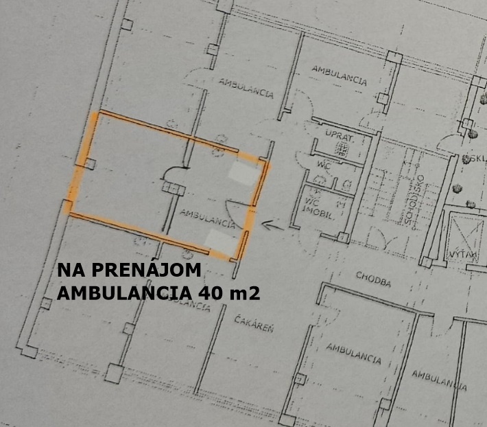 Na prenájom 26 m2 zdravotnícky priestor Banská Bystrica - 2