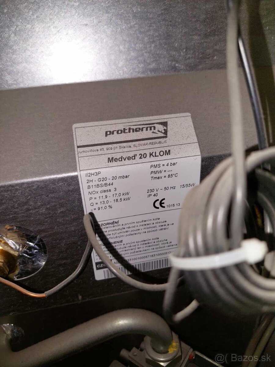 Plynový kotol PROTHERM Medveď 20 KLOM - 2