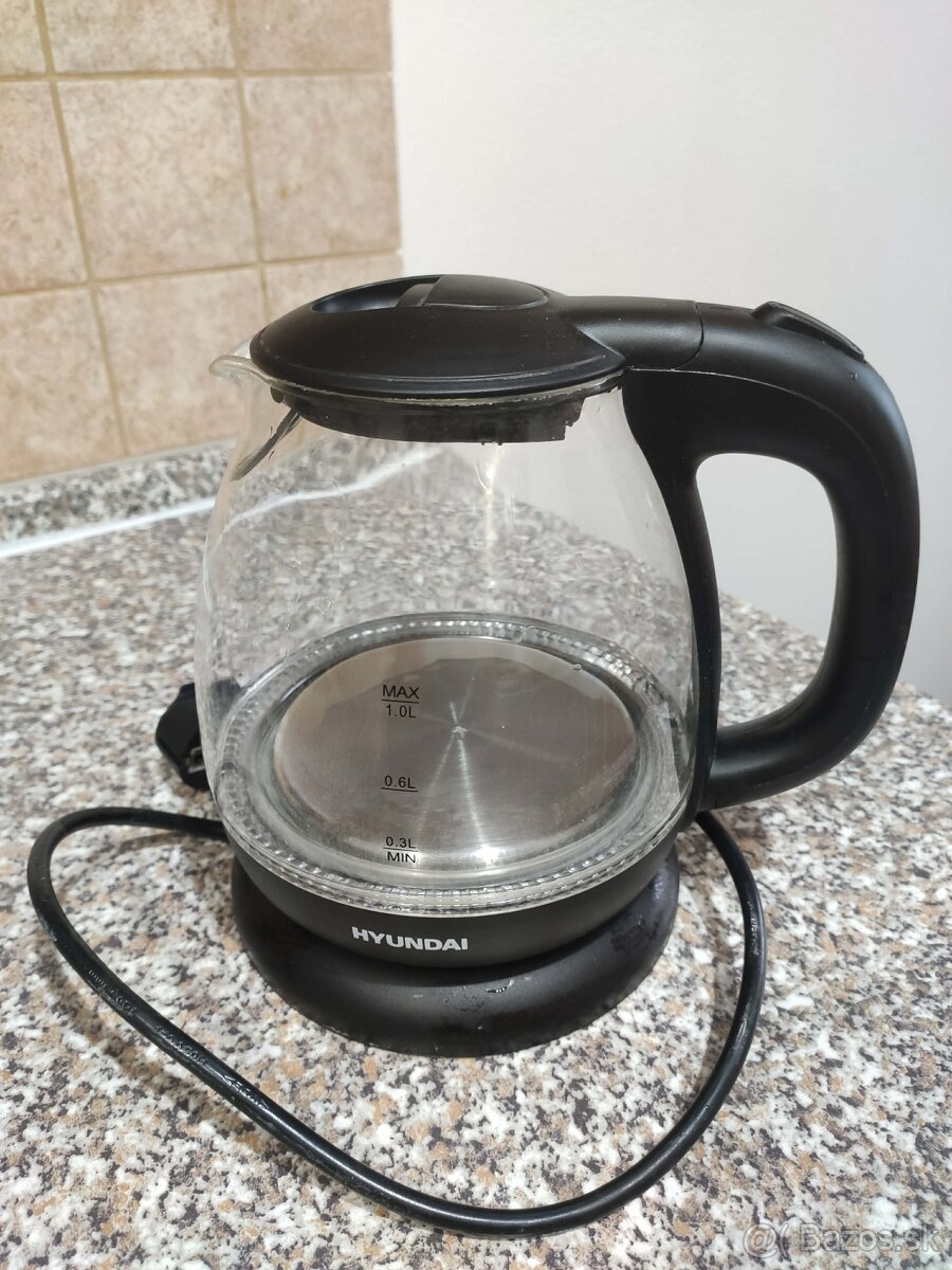 Rýchlovarná kanvica Hyundai VK101 čierna/sklo - 2