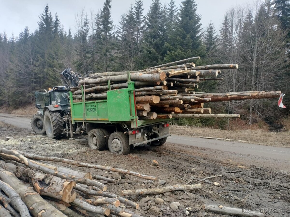 Vlečka s hydraulickou rukou - 2