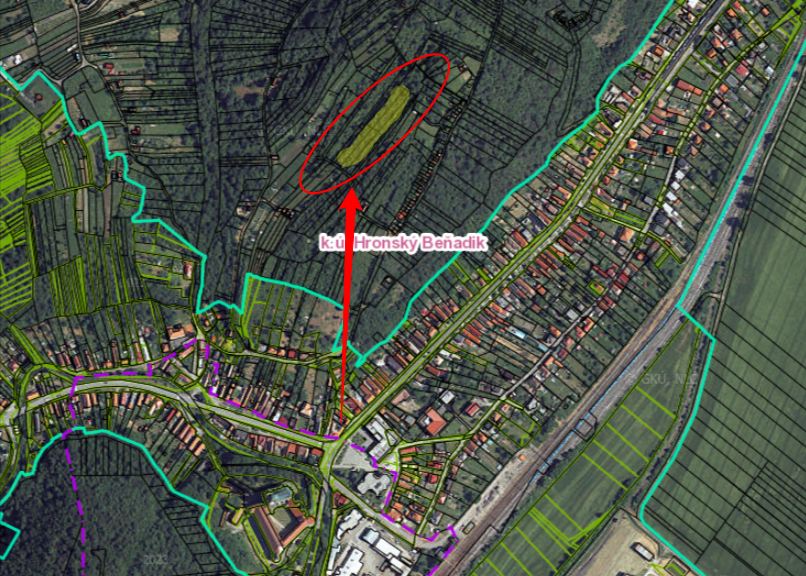 Pozemok v Hronskom Beňadiku - 2
