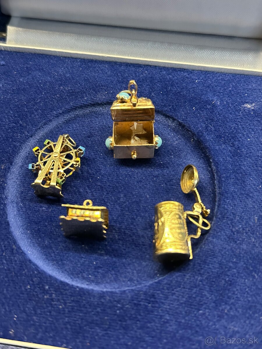 Predám zlate prívesky Vintage - 2