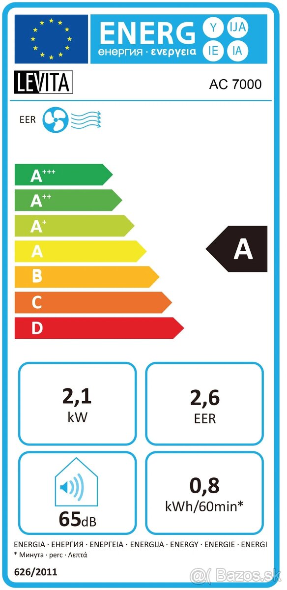Predám Mobilnú klimatizáciu Levita - 2
