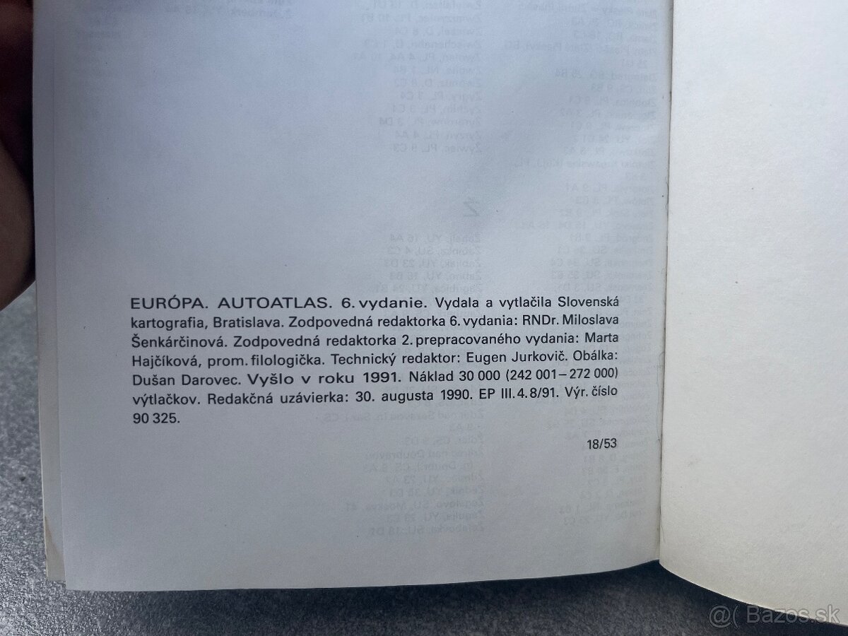 Literatúra - Autoatlas + katalóg Škoda - 2
