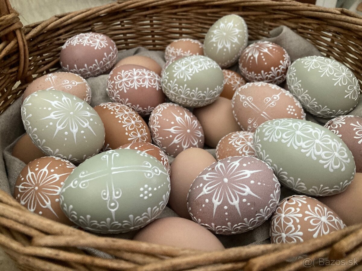 Veľkonočné vajíčka -Prírodné - 2