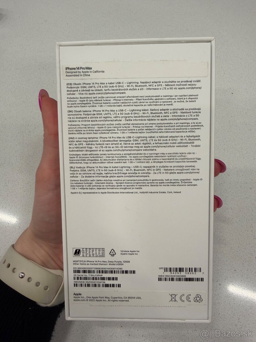 iPhone 14pro Max 128GB deep purple - 2