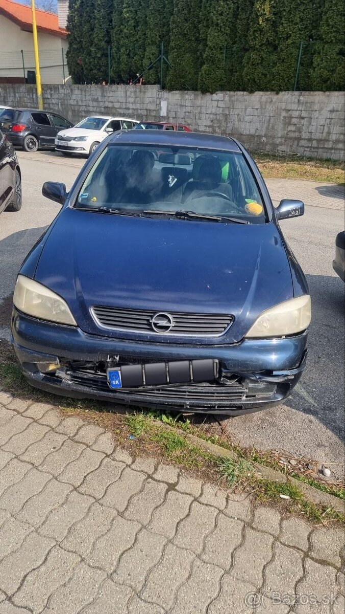 Predám Opel Astra G 1.7 DTI 2002– ťuknuta predná časť, nová - 2