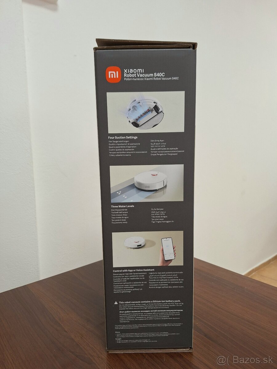 Xiaomi Robot Vacuum S40C, záruka do 5/2028 - 2