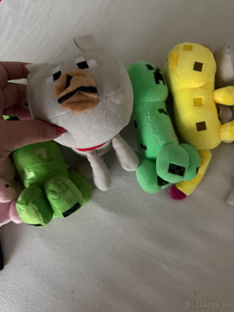 Predám plyšové postavičky minecraft - 2