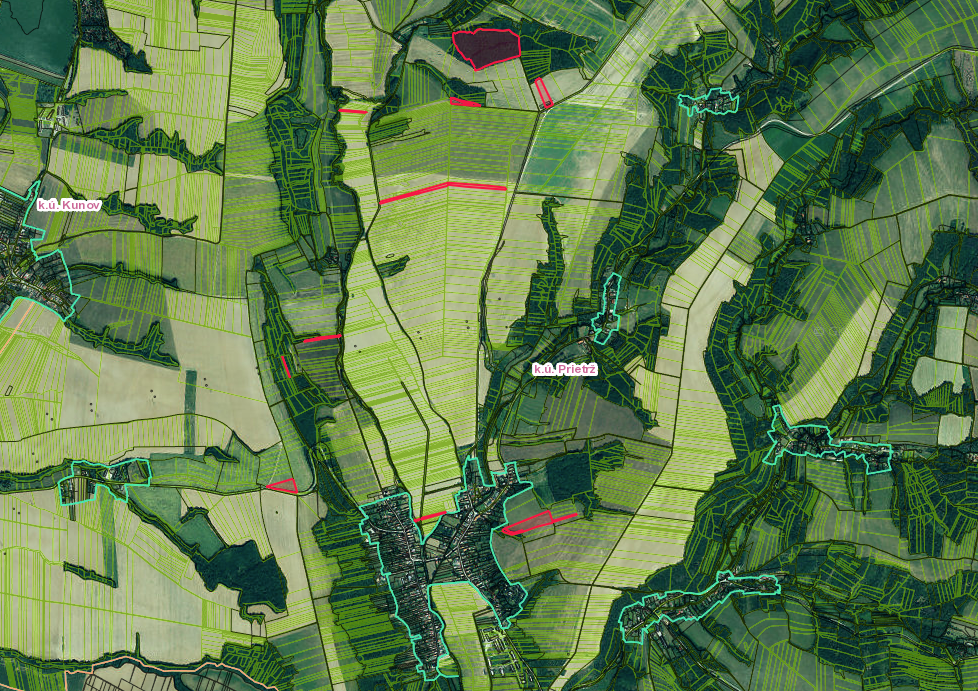 Prietrž - 5.297 m2 PÔDA a LES - 2