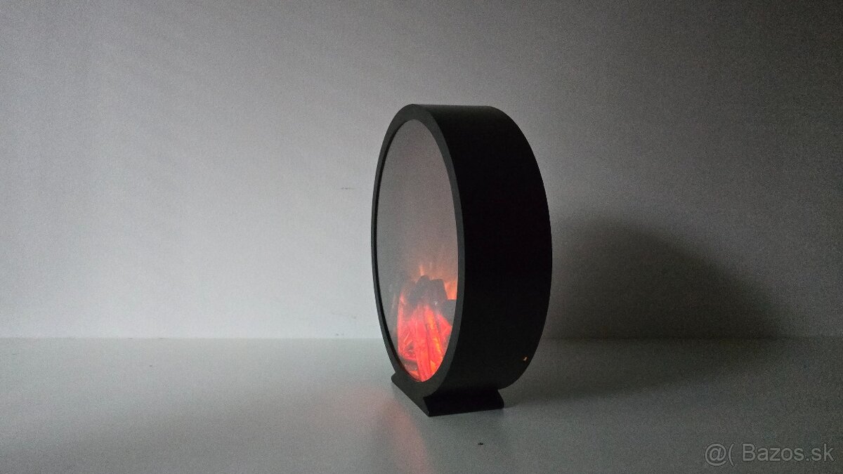 Zimný dekoračný krb so zvukom - 2