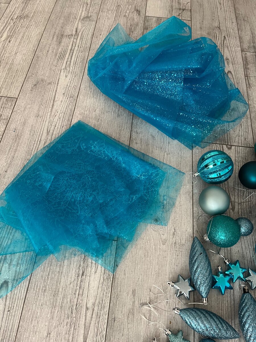 Vianočne ozdoby 82ks + 2 štóly - 2