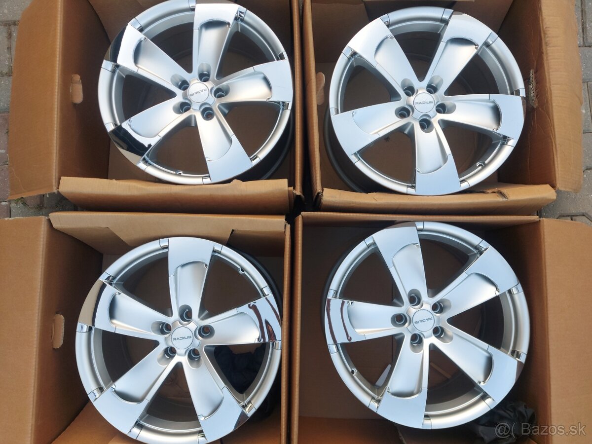 8Jx18 5x100 ET35 - kvalitné disky RADIUS - 2