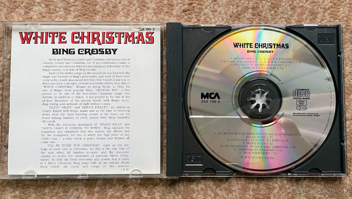Vianočné CD - BING CROSBY - White Christmas - 2
