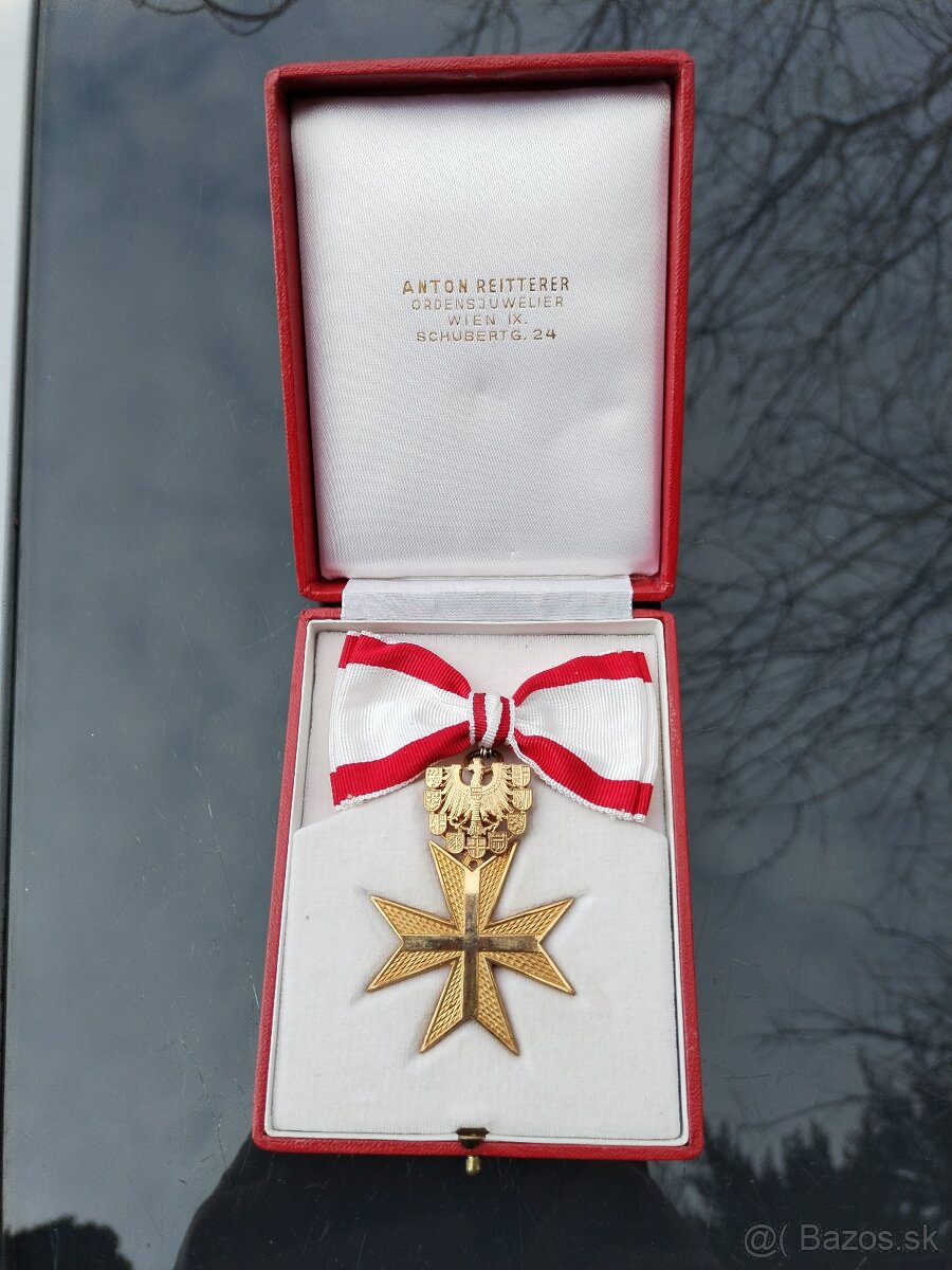 Vyzn, Zlatá medaila za zásluhy I.trieda- Rakúskej Republiky - 2