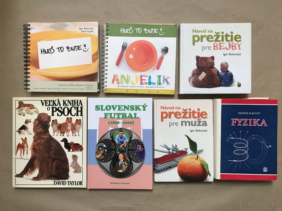 Bukovský, Psy, Golf Fyzika, Malý atlas húb, Slovenský futbal - 2