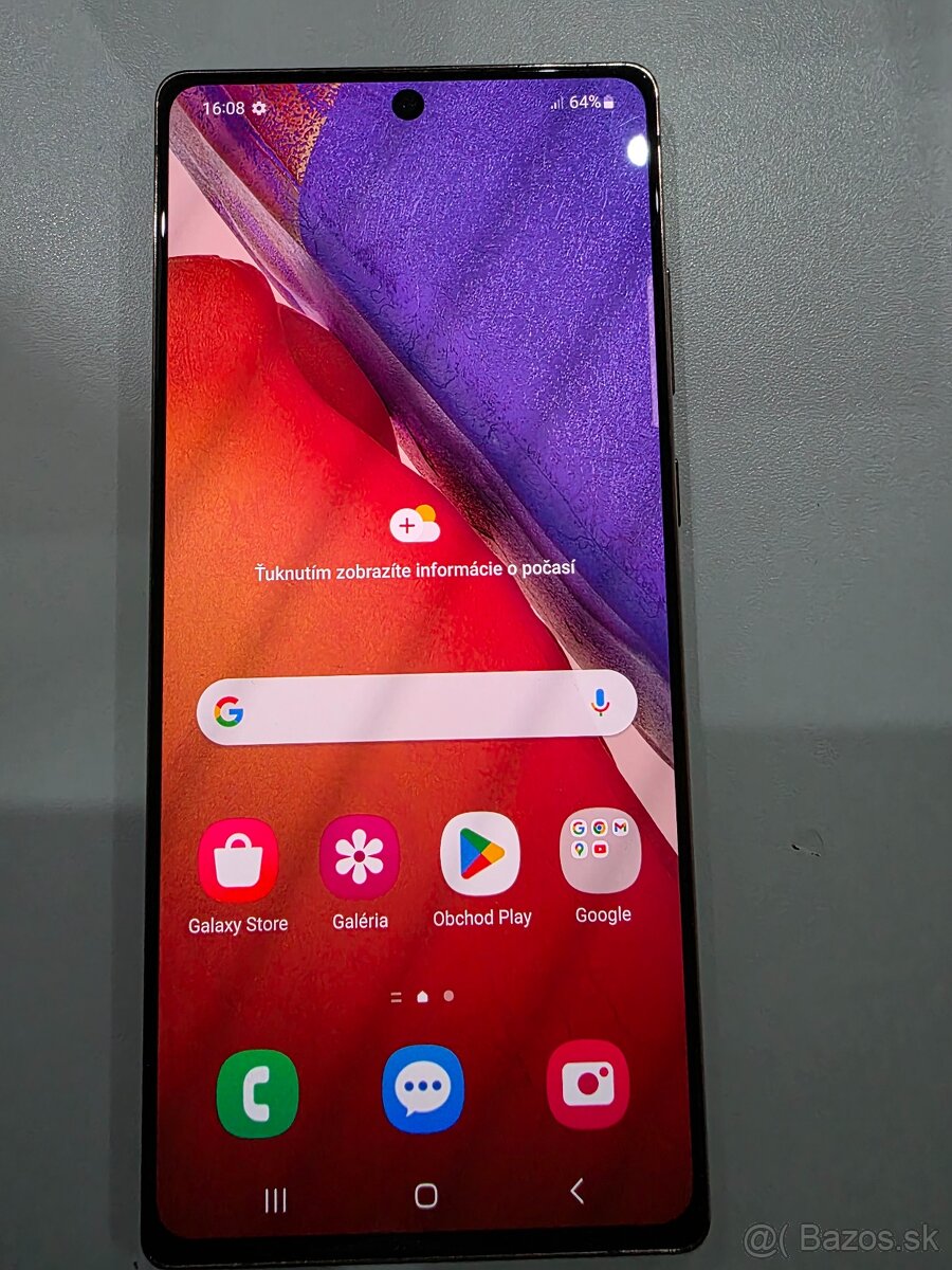 Samsung galaxy Note 20 5G 8/256gb N980F bronzový - 2