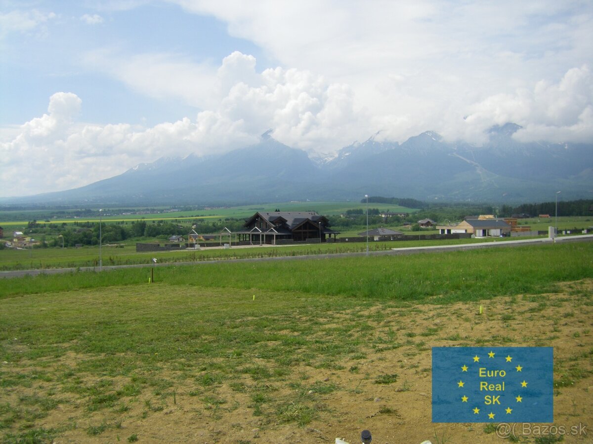 Predaj stav. pozemku Veľká Lomnica - pri golfe, 1000 m2 - 2