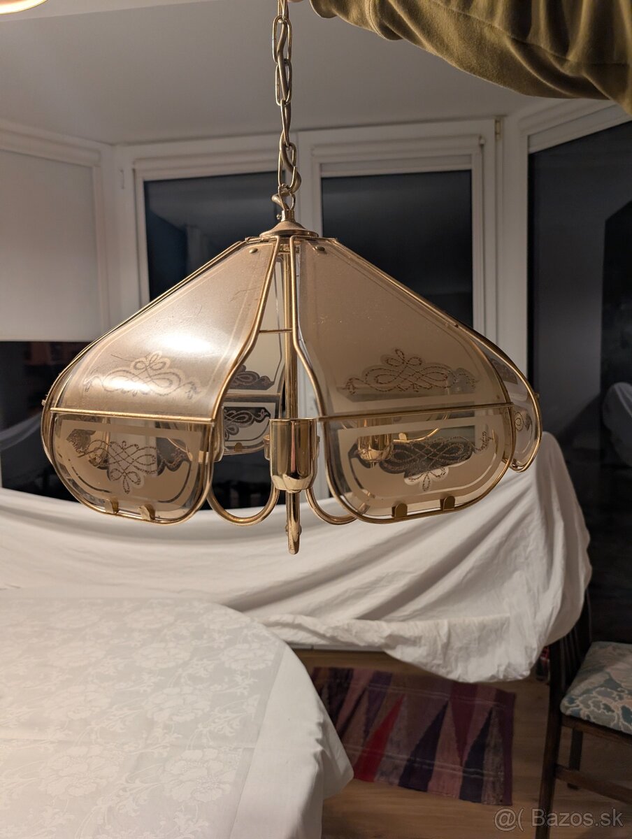 Retro luster sklenené tienidlá - 2