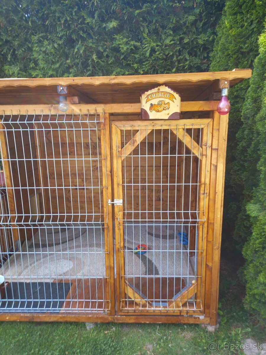 Drevená voliérach pre psa - 2