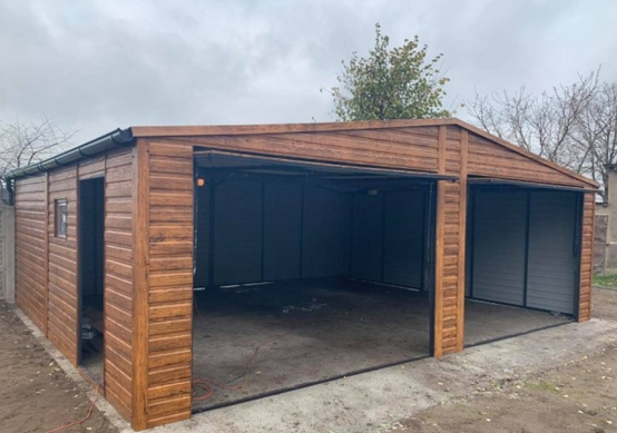 Plechová garáž 7x7 - 2