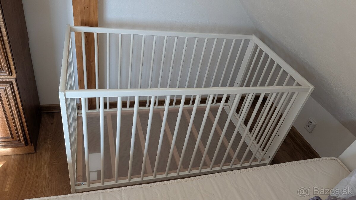 Detská postieľka IKEA GULLIVER + matrac + obliečka - 2