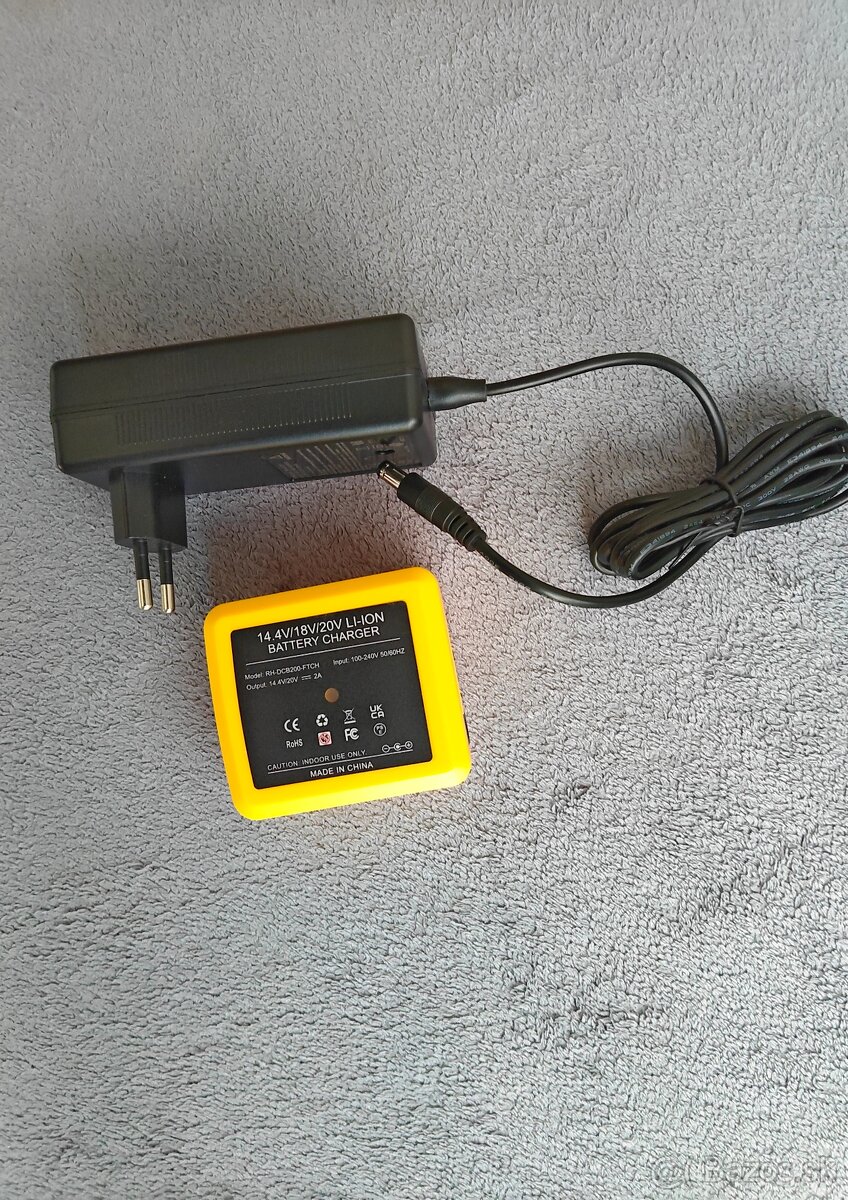 Nabíjačka pre batérie dewalt 14,4v - 2