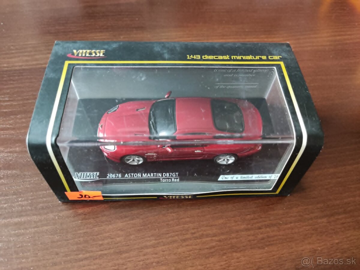 Aston Martin DB7GT Torro red 1:43 - 2