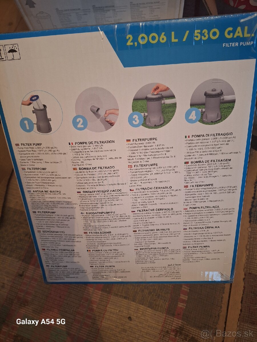 Bestway filtrácia - 2