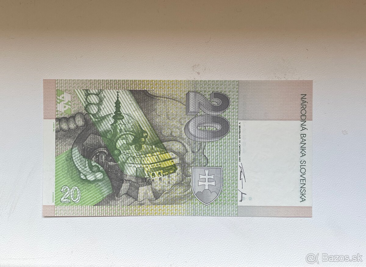 20 korún 1997 UNC - 2