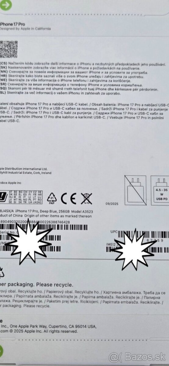 Pradám nový IPhone 256 GB - 2