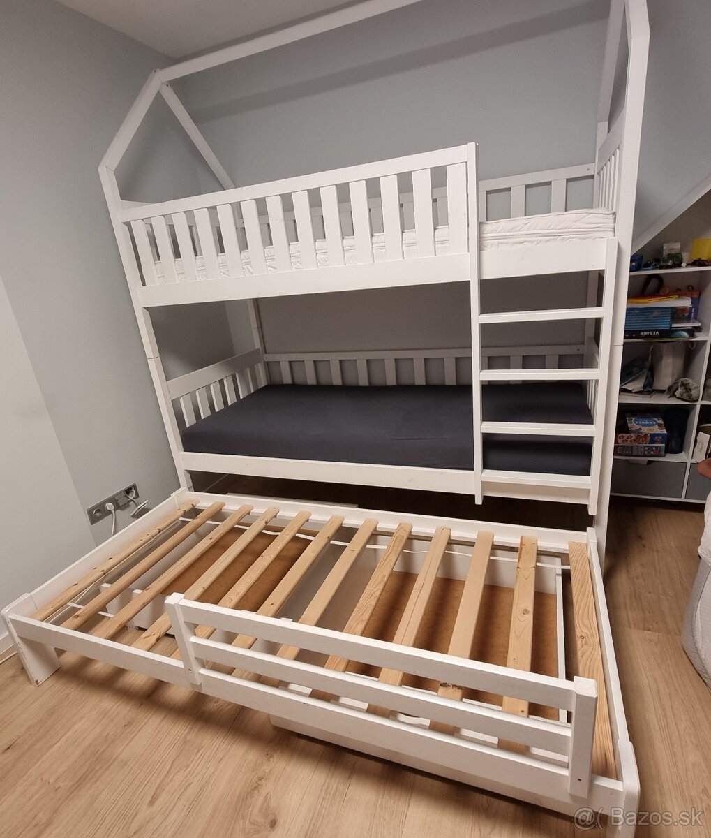 Poschodová posteľ domček montessori - 2