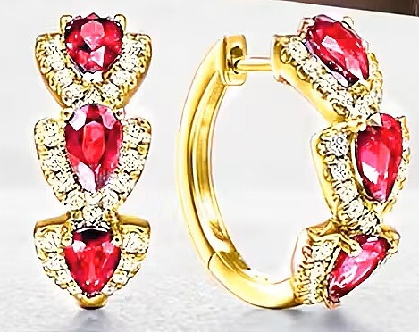 luxusne náušnice - 2