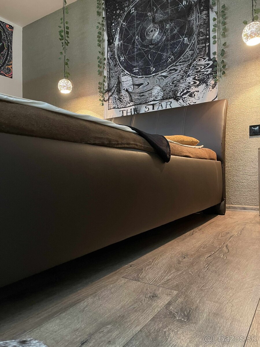 Koženná posteľ 140x200 - 2