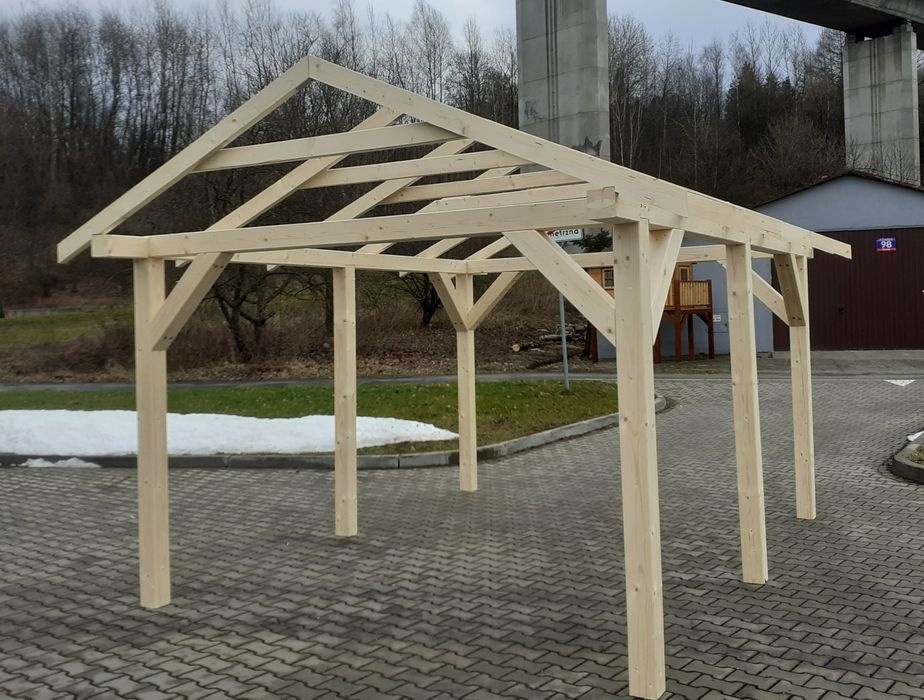 Drevený prístrešok 4,6x3,5 m s dovozom ČR i SR - 2