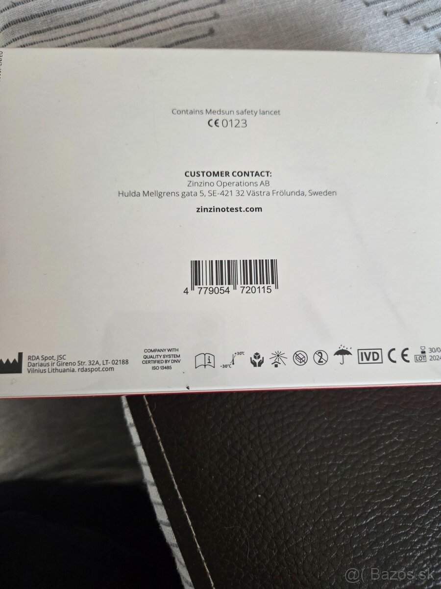 Zinzino balance test - 2