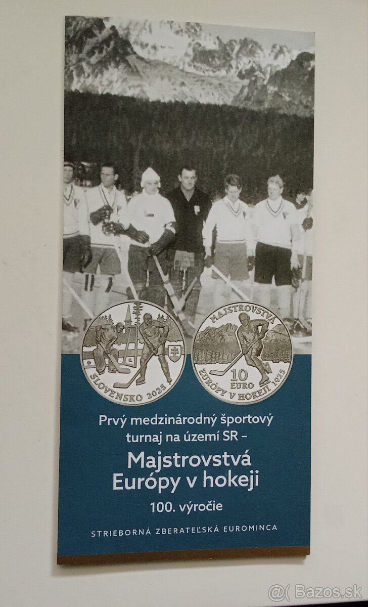 Strieborná minca Hokej - 2