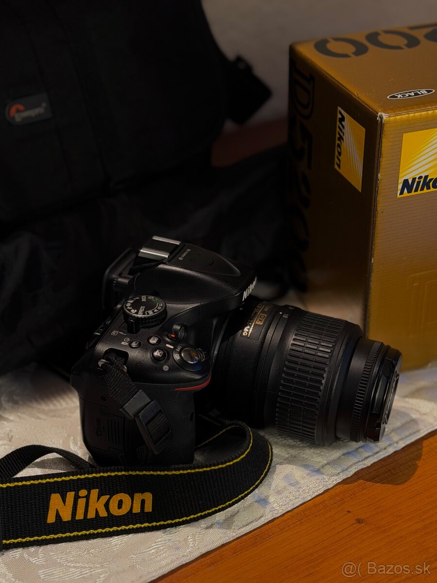NIKON D5200 DSLR + objektív + príslušenstvo - 2