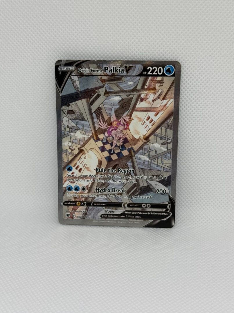 Pokémon karta Origin Forme Palkia V 167/189 - 2