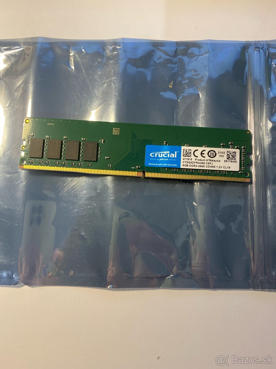 DDR4 8gb RAM Crucial 2666 MHz - 2