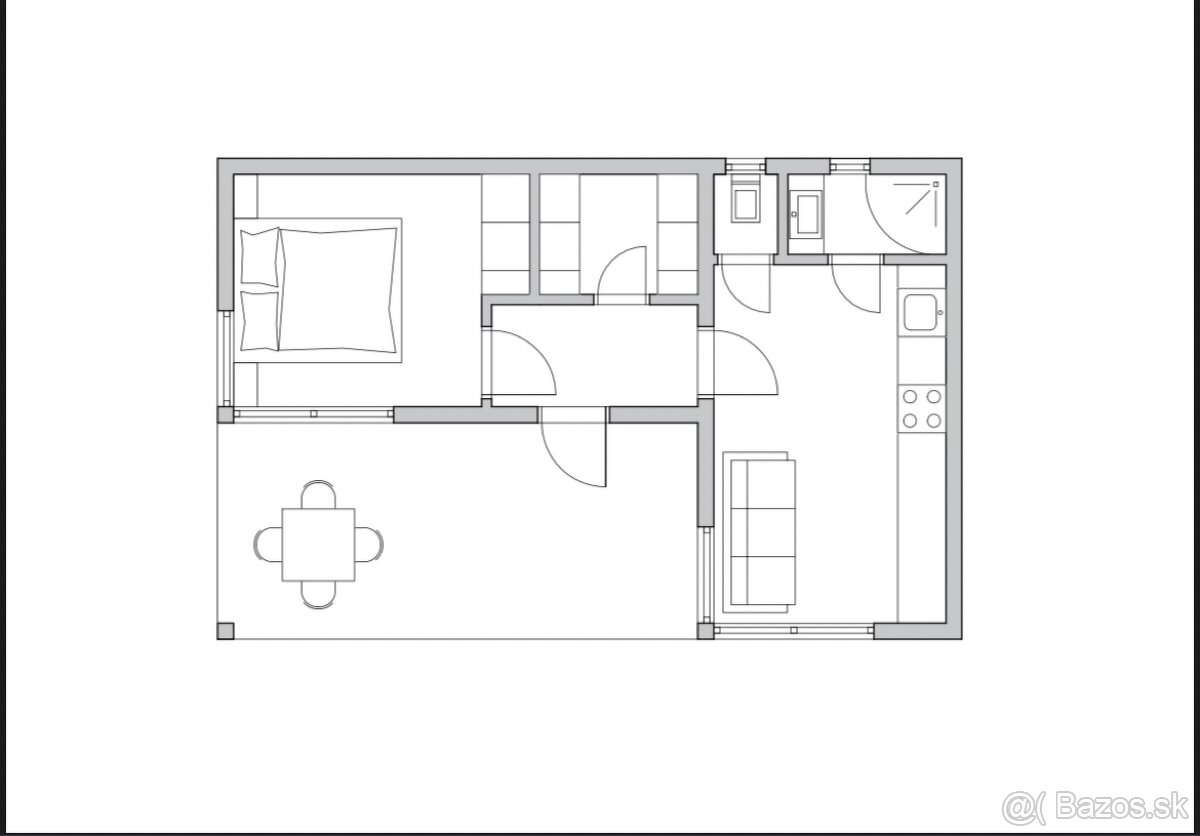 Modulový dom 40m2 - 2